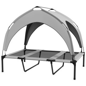 Elevated Dog Bed with Canopy, Raised Outdoor Pet Bed for Camping Elevated Dog Bed with Canopy, Raised Outdoor Pet Bed for Camping