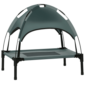 Elevated Dog Bed with Removable Canopy, with UV Protection Elevated Dog Bed with Removable Canopy, with UV Protection